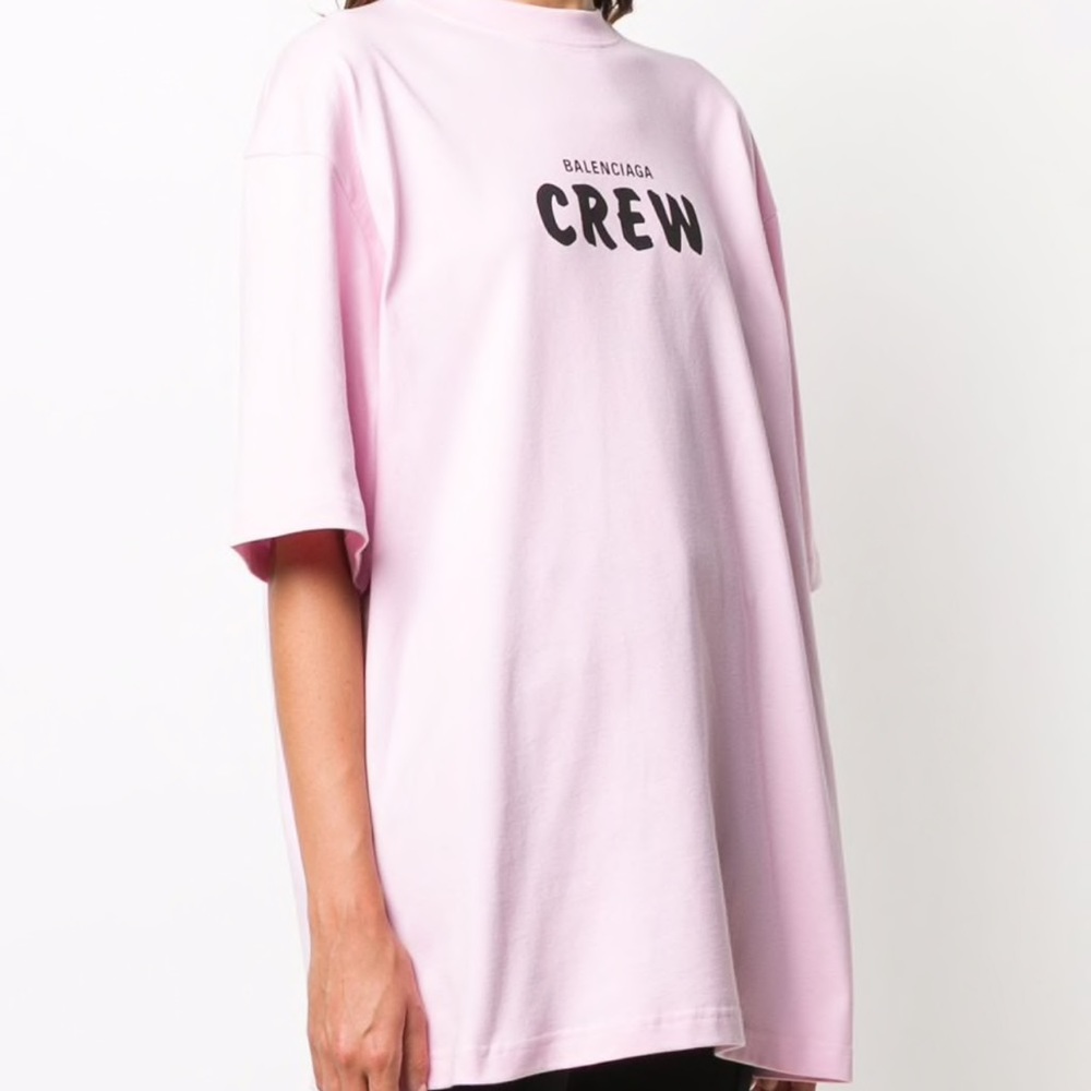 BALENCIAGA Crew
logo print T-shirt